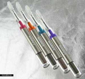 Зубная щетка на солнечной энергии не требует зубной пасты
