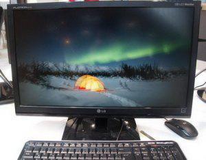 LG демонстрирует `Super 3D` монитор D2342P