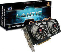 Lantic разгоняет графический процессор 3D-карты GTX550 Ti 1GB GDDR5 до 1040 МГц
